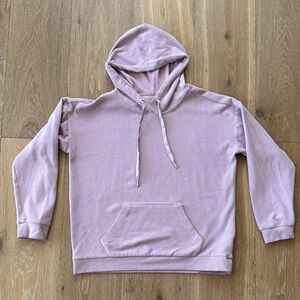 Marc New York Mauve Hoodie with Drawstring